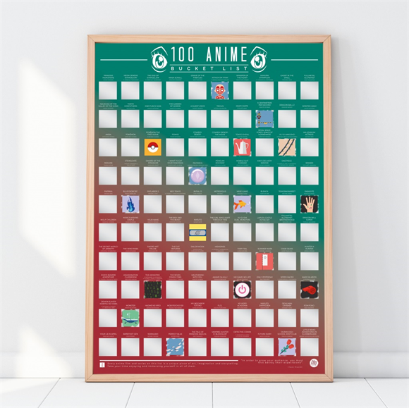 Product image 1 of Gift Republic Krasposter - 100 Anime