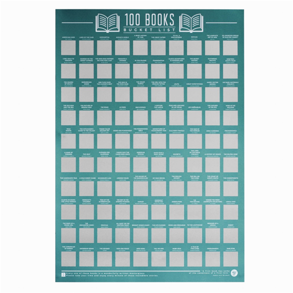 Product image 1 of Gift Republic Krasposter - 100 Books