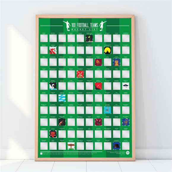 Product image 1 of Gift Republic Krasposter - 100 Football Teams