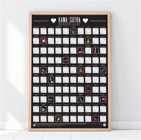 Afbeelding van Gift Republic Krasposter - 100 Kama Sutra Positions
