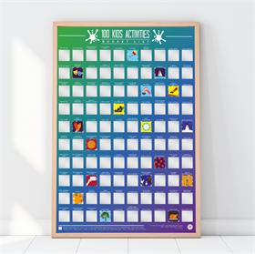 Afbeelding van Gift Republic Krasposter - 100 Kids Activities