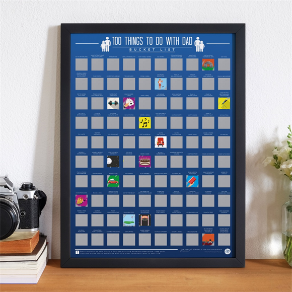 Product image 1 of Gift Republic Krasposter - 100 Things To Do With Dad
