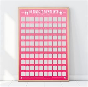Afbeelding van Gift Republic Krasposter - 100 Things To Do With Mum