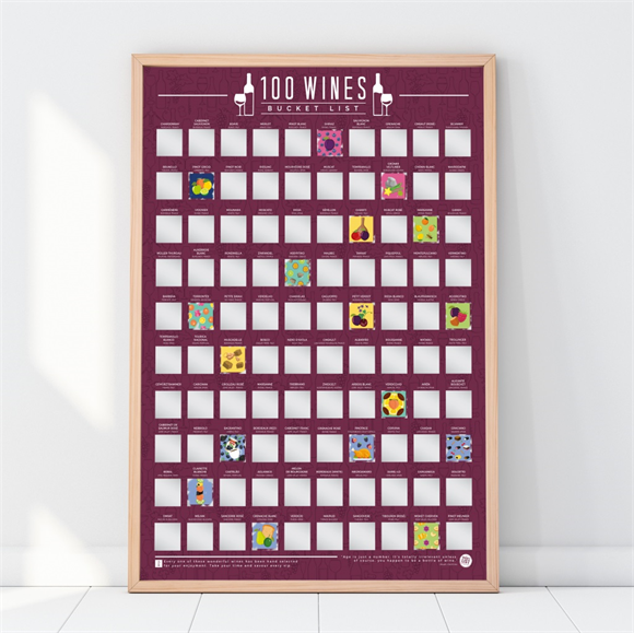 Product image 1 of Gift Republic Krasposter - 100 Wines