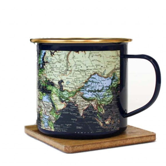 Product image 1 of Gift Republic Mok emaille - Blue