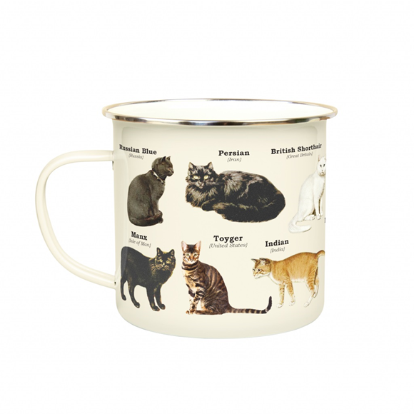 Product image 1 of Gift Republic Mok emaille - Cats