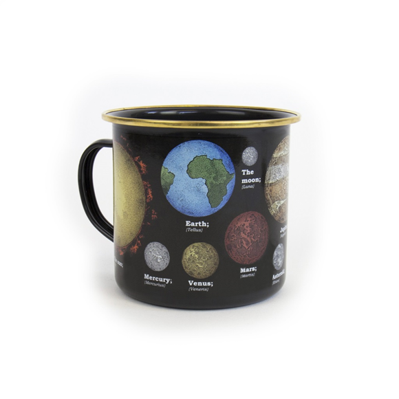 Product image 1 of Gift Republic Mok emaille - Enamel Mug - Astronomia