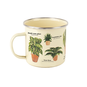 Afbeelding van Gift Republic Mok emaille - Enamel Mug - Houseplant