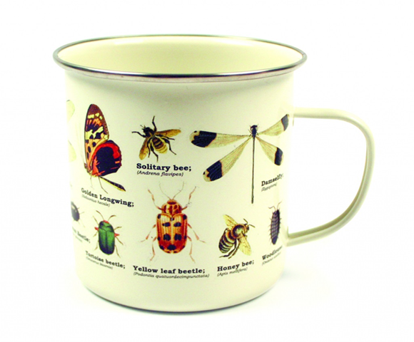 Product image 1 of Gift Republic Mok emaille - Enamel Mug - Insects
