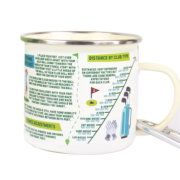 Product image 1 of Gift Republic Mok emaille - Golf Guide