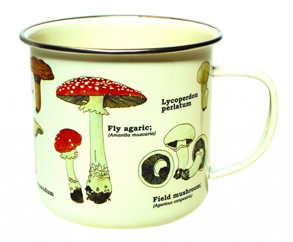 Product image 1 of Gift Republic Mok emaille - Mushrooms