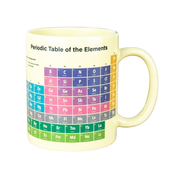 Product image 1 of Gift Republic Mok warmtegevoelig - Heat Reveal Mug - Periodic Table
