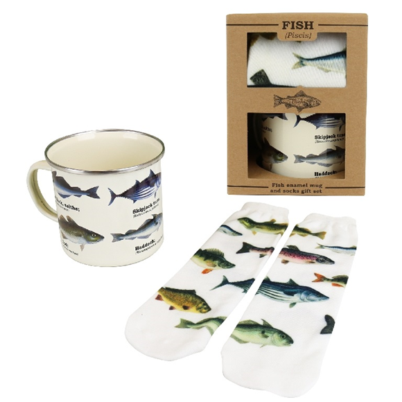 Product image 1 of Gift Republic Mug & Socks - Fish