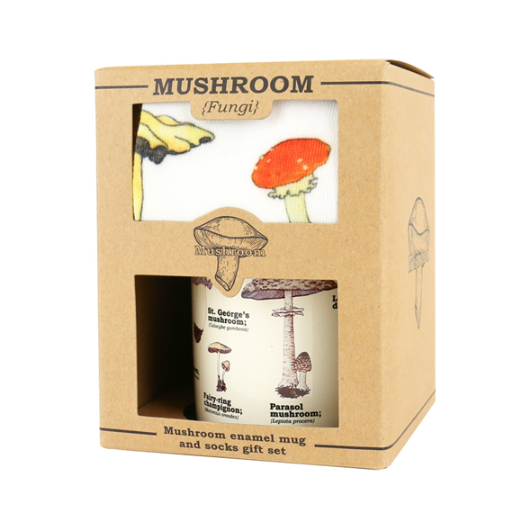 Product image 1 of Gift Republic Mug & Socks - Mushroom