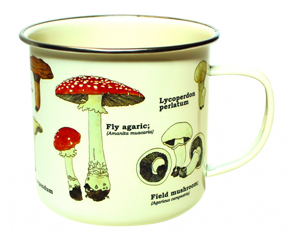 Product image 1 of Gift Republic Mushrooms - Enamel Mug