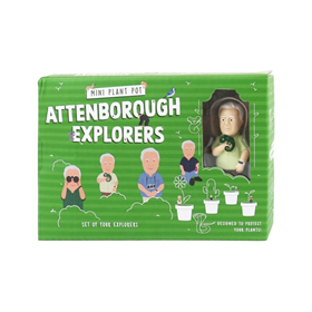 Afbeelding van Gift Republic Plantenpot decoratie - Attenborough Explorers