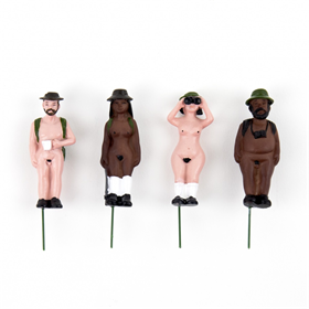 Afbeelding van Gift Republic Plantenpot decoratie - Naked Ramblers