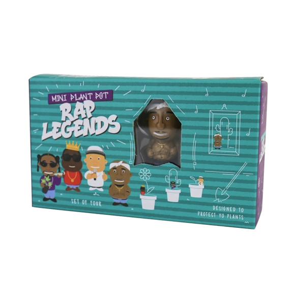 Product image 1 of Gift Republic Plantenpot decoratie - Rap Legends