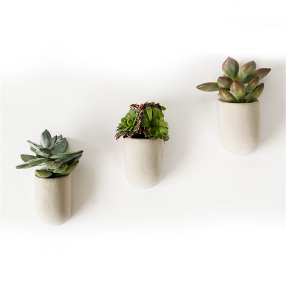 Product image 1 of Gift Republic Plantenpotten magnetisch set van 3