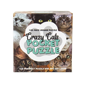 Image of Gift Republic Pocket Puzzles - Crazy Cats