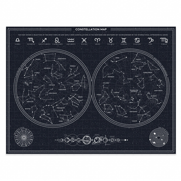 Product image 1 of Gift Republic Puzzel - Constellation Glow in the Dark