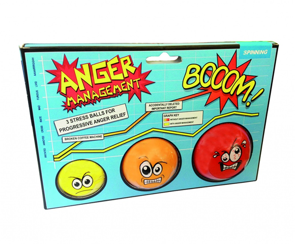 Product image 1 of Gift Republic Stressballen - Anger Management - set van 3