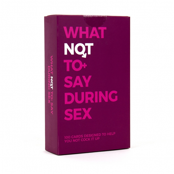 Product image 1 of Gift Republic What Not To Say During Sex