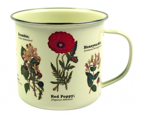 Image of Gift Republic Wild Flowers - Enamel mug