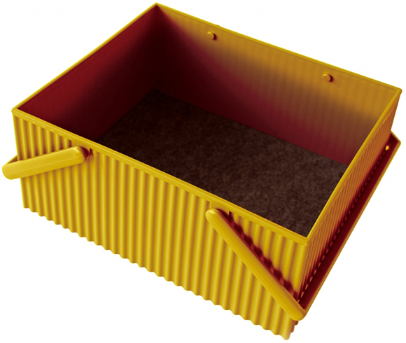 Product image 1 of Hachiman Omnioffre L - 248x268x125mm - Mustard yellow