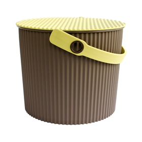 Image of Hachiman Omnioutil Bucket S - Brown/Yellow