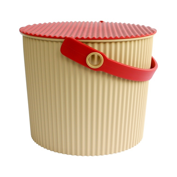 Product image 1 of Hachiman Omnioutil Bucket S - Camel/Red