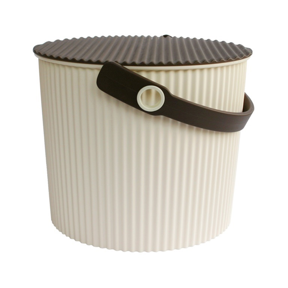 Product image 1 of Hachiman Omnioutil Bucket S - Ivory/Brown