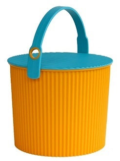 Image of Hachiman Omnioutil Bucket S - Orange/Blue