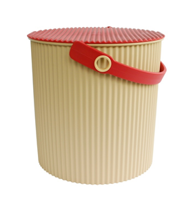 Afbeelding van Hachiman Omnioutil Opbergemmer M - Beige/Rood