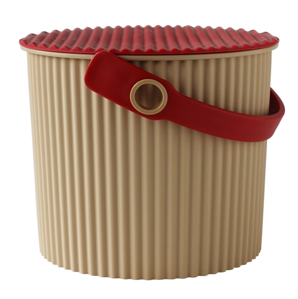 Product image 1 of Hachiman Omnioutil Opbergemmer Mini - Beige/Rood