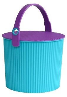 Afbeelding van Hachiman Omnioutil Opbergemmer S - Blauw/Paars