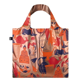 Afbeelding van LOQI Bag Large - Ancient Artifacts Rose Gold Metallic