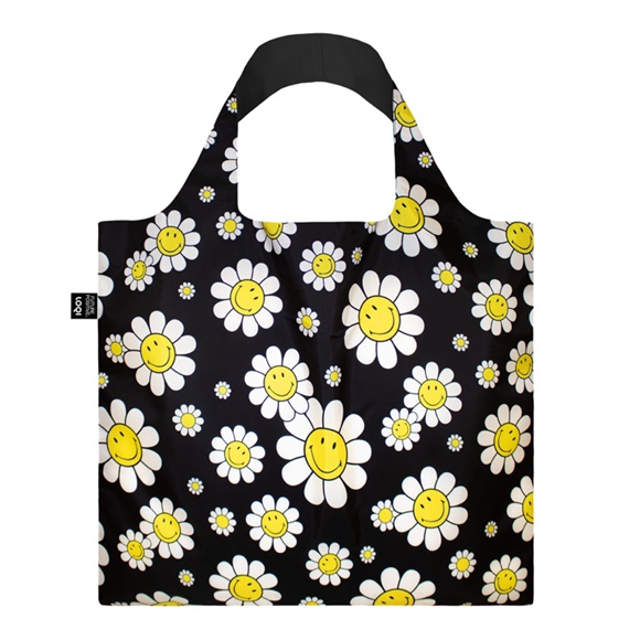 Product image 1 of LOQI Bag Large - Flowers Black gerecycled