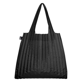 Afbeelding van LOQI Bag Large - Pleated Black gerecycled