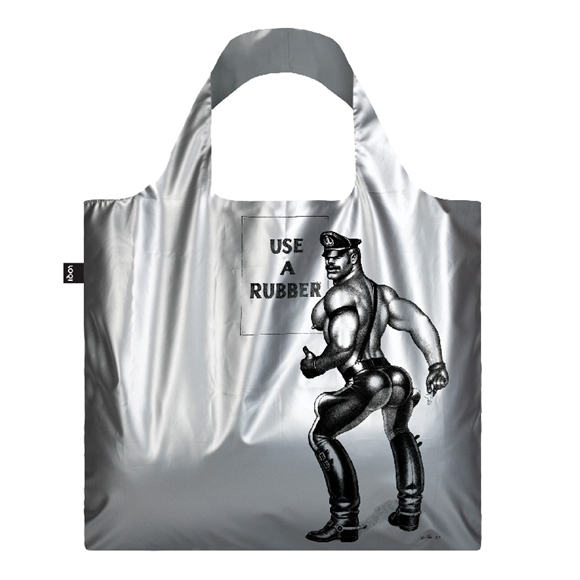 Product image 1 of LOQI Bag Large - Use a Rubber Silver Metallic
