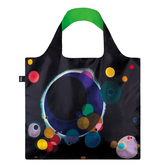 Product image 1 of LOQI Bag - Several Circles Neon Green Large Recycled