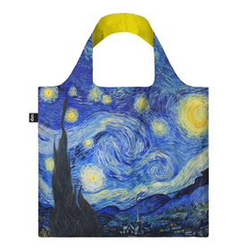 Image of LOQI Bag - Starry Night Neon Yellow Large Recycled