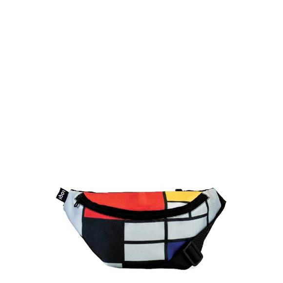 Product image 1 of LOQI Bum Bag - Composition with Red, Yellow, Blue and Black Large Recycled