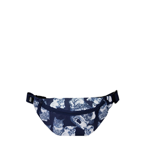 Afbeelding van LOQI Bum Bag Large - Cats gerecycled