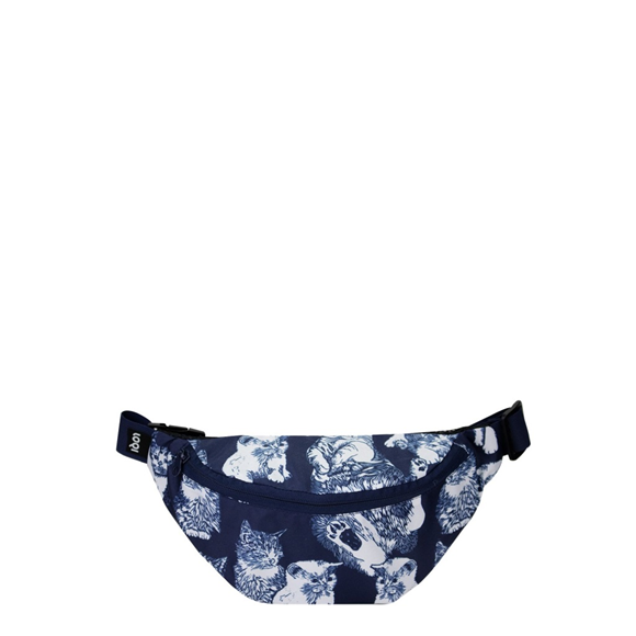 Product image 1 of LOQI Bum Bag Large - Cats gerecycled
