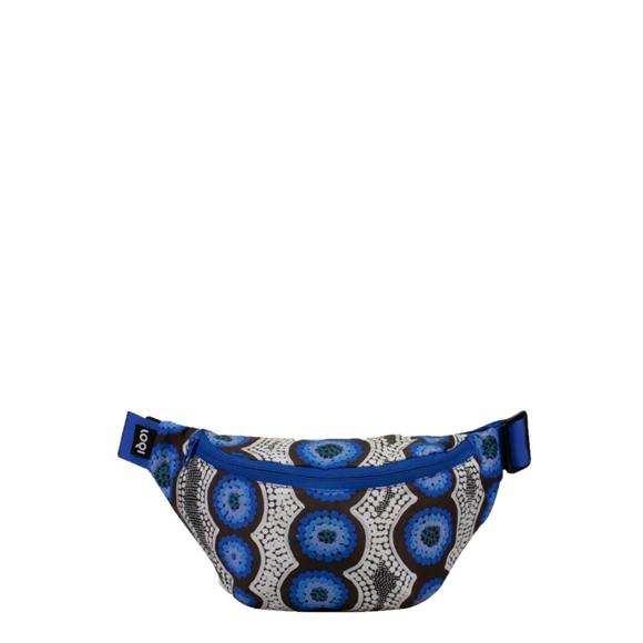 Product image 1 of LOQI Bum Bag Large - Water Dreaming Blue gerecycled