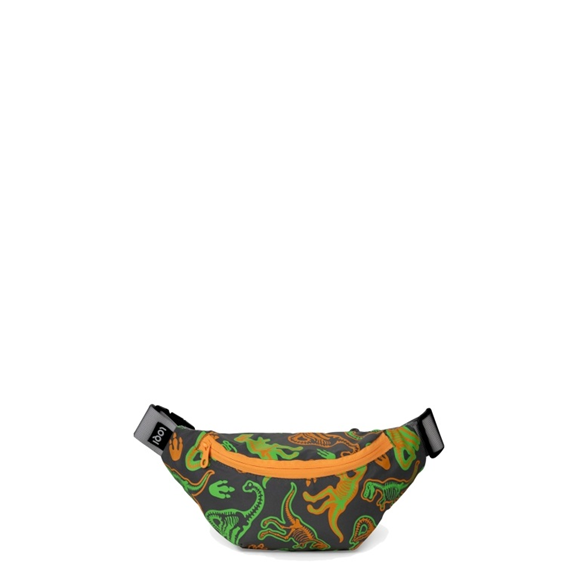 Product image 1 of LOQI Bum Bag Medium - Dinosaur Skeleton reflecterend