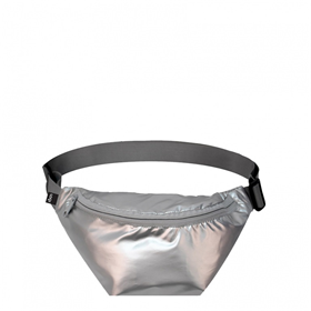 Image of LOQI Bum Bag - Silver Metallic Large