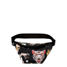 Image of LOQI Bum Bag - Tiger Snake Beer Black Recycled