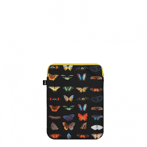 Product image 1 of LOQI Laptop Sleeve - Butterflies and Moths Large Recycled